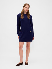 Women's CashSoft Cable-Knit Mini Sweater Dress