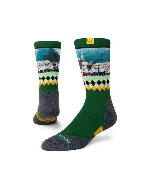 STANCE MASTERS 80 CREW Men's Socks - Green - Medium (6-8.5) - NWT