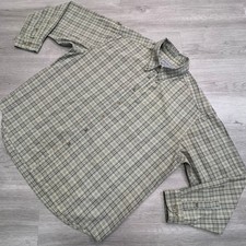 Eddie Bauer Mens Button Down Shirt XL Long Sleeve Casual Plaid