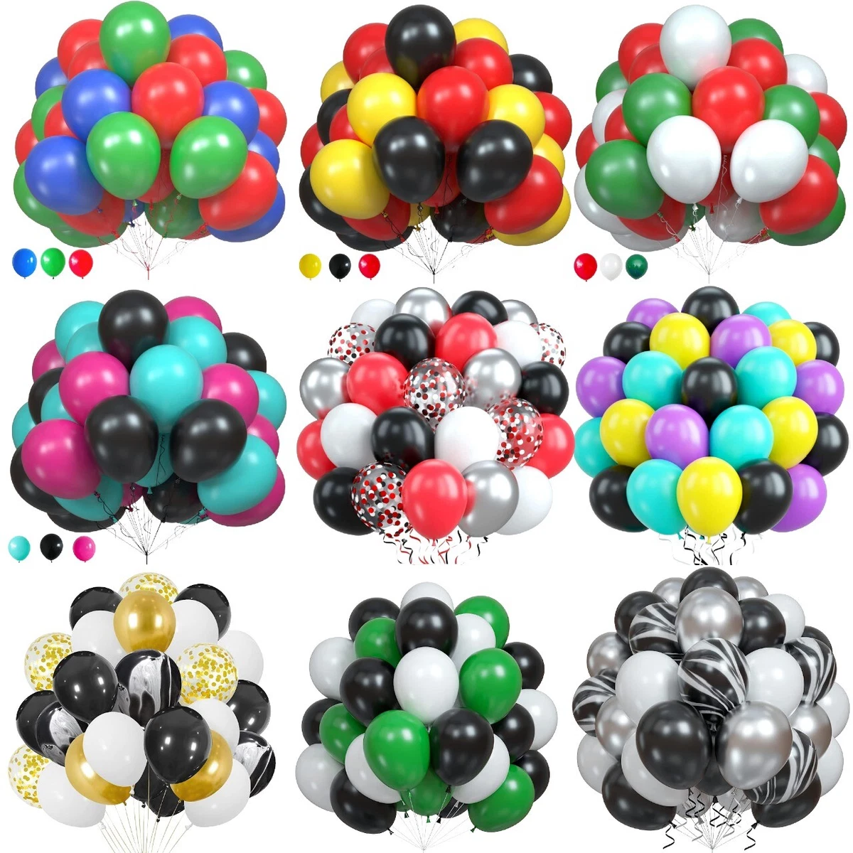 Latex Party Balloons Wedding Balloons Birthday Party Balloons 100 X Helium BALON