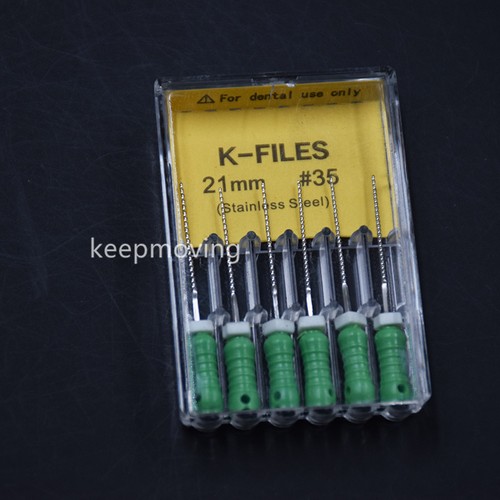 1 Pack Dental K-File Stainless Steel Endodontic Instruments Hand Use 21/25/31mm - 第 64/81 張圖片