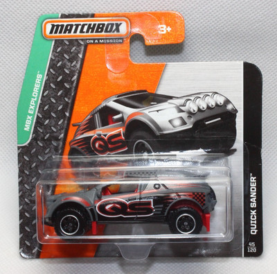 my1108, Matchbox 2014 MBX Explorers 45 Quick Sander QS Blister ist ZU! 1:64