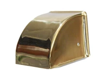 Duncan Phyfe Dinning Table Leg Toe Cap Stamped Brass Large