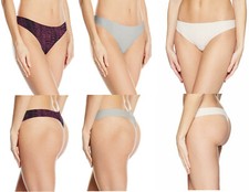 Calvin Klein Women's Invisibles Thong Panty Underwear, Assorted Colors