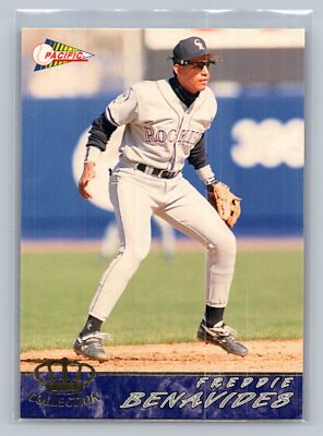 1994 Pacific Crown Collection  Freddie Benavides #187 Colorado Rockies