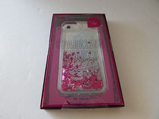 Funda iWave Sparklin Hearts Transparente Líquido Brillo para iPhone SE/8/7 Multicolor