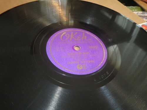 78RPM Okeh Champion Jack Dupree, Black Cow Blues /All Alone Blues high-grade EE- - Picture 4 of 6