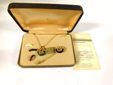 1978 Jewels by Trifari Necklace & Stick Pin Set