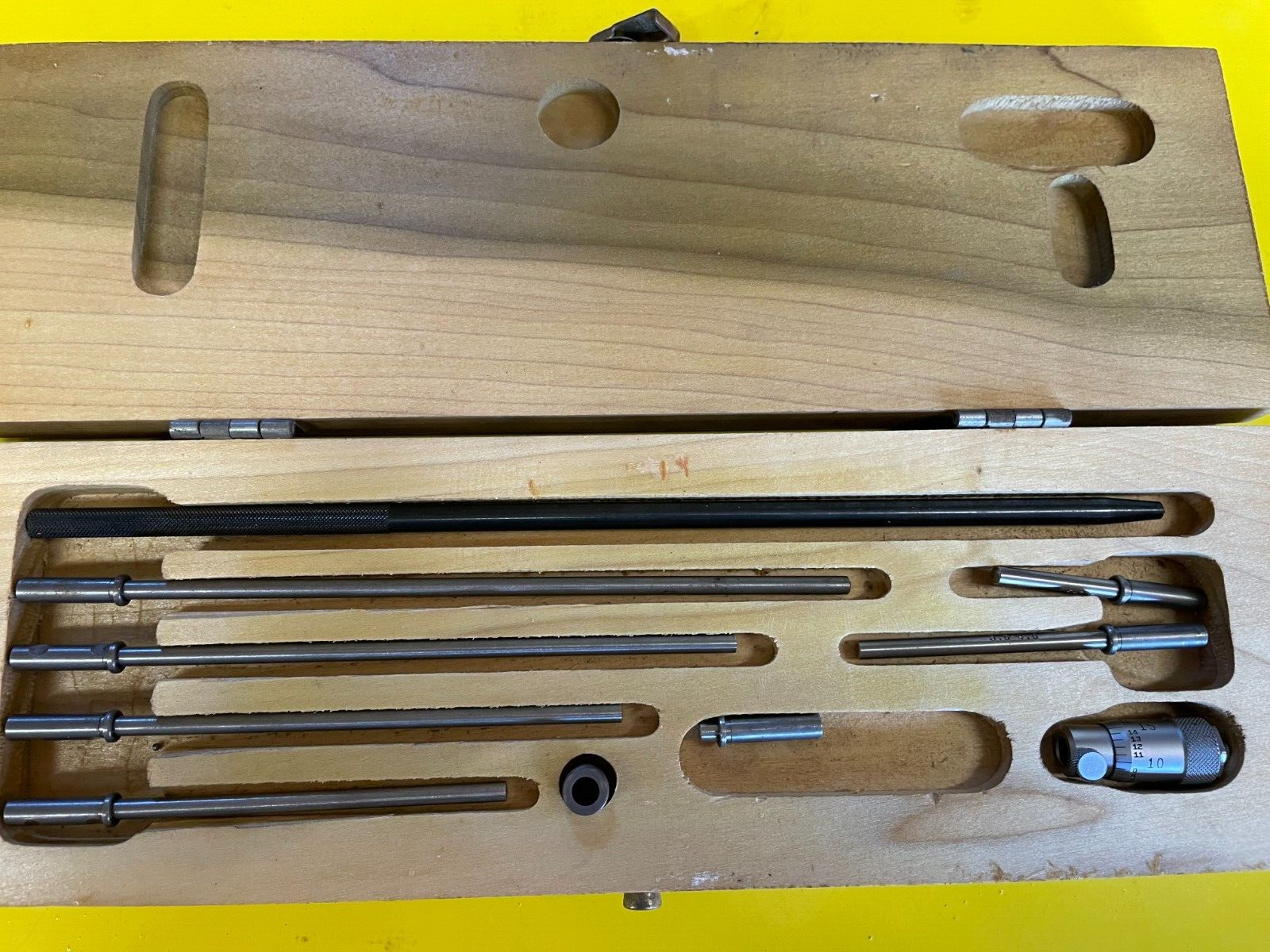 Vintage KD Micrometer Gage in Original wood box