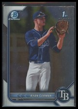 2022 Bowman Draft Chrome #BDC-81 Ryan Cermak Tampa Bay Rays