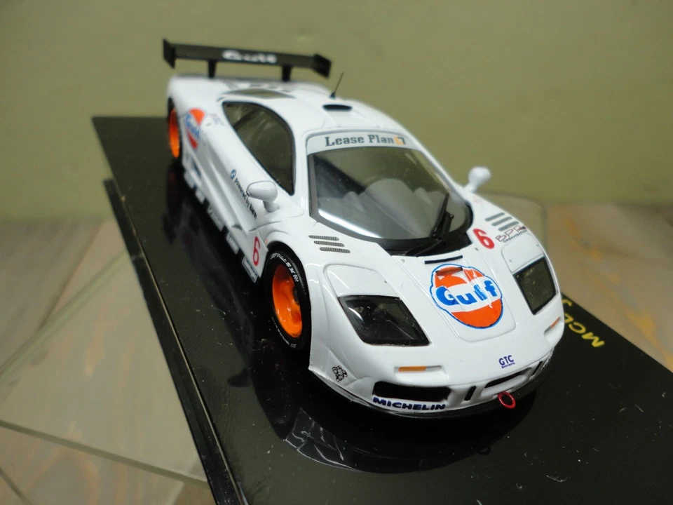 1996 McLaren F1 GTR масштаб 1/43 IXO модели гонки BPR GT серии Gulf #6 GTM071 - Изображение 4 из 4