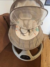 Gopanda Baby Swing, Newborn Essentials Baby Must Haves Bouncer with Mat  Pillow