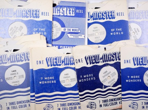 View-master SINGLE reels #1301-1606 with envelopes - your choice