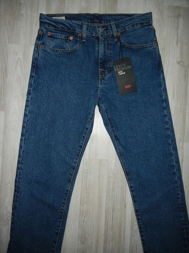 Levis 502 Premium Herren Jeans Hose Tapered Fit Stretch Größe W31 L34 blau neu! - Bild 2 von 14