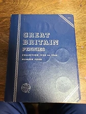 Great Britain Pennies Book #4 Complete M.S. With Ultra Rare 1950 & 1951