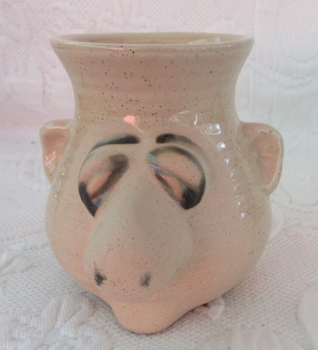Peter Petrie Designs It's Snot a Mug Pottery Egg Separator Signed