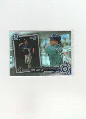 2017 Topps Chrome Bowman Then and Now Kyle Seager #BTN-9