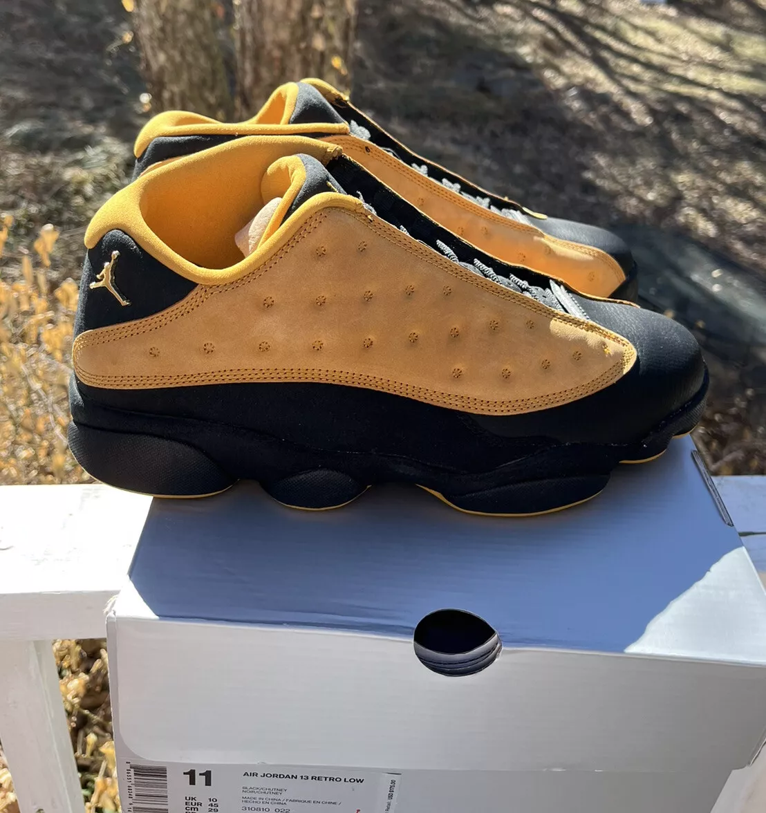 Air Jordan 13 Retro Low Chutney DS Size 11 2017 Black Gold Chutney Tan