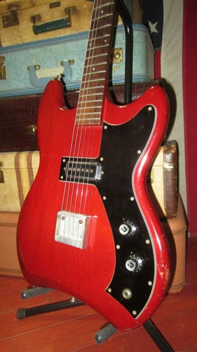 Vintage 1963 Guild S-50 Jet Star Electric Guitar Cherry Red Excellent Condition