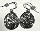 NWOT Or Paz Sterling Silver 925 Hummingbird Flowers Dangle Earrings Israel PZ Au — photo 7