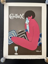 Original Lithograph "Contrex" - 1979 - VILLEMOT (numbered and countersigned)