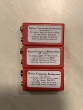 3 MTH BCR BATTERY COMPONENT REPLACEMENT FOR PS1 PS2 ENGINES 9 VOLT O GAUGE J&W