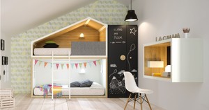 Premium Kinderzimmer Inkl Hochbett Kleiderschrank Mit Tafel