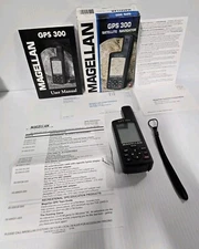 Magellan GPS 300 2.2-Inch Portable Satellite Navigator Handheld GPS Tested Works