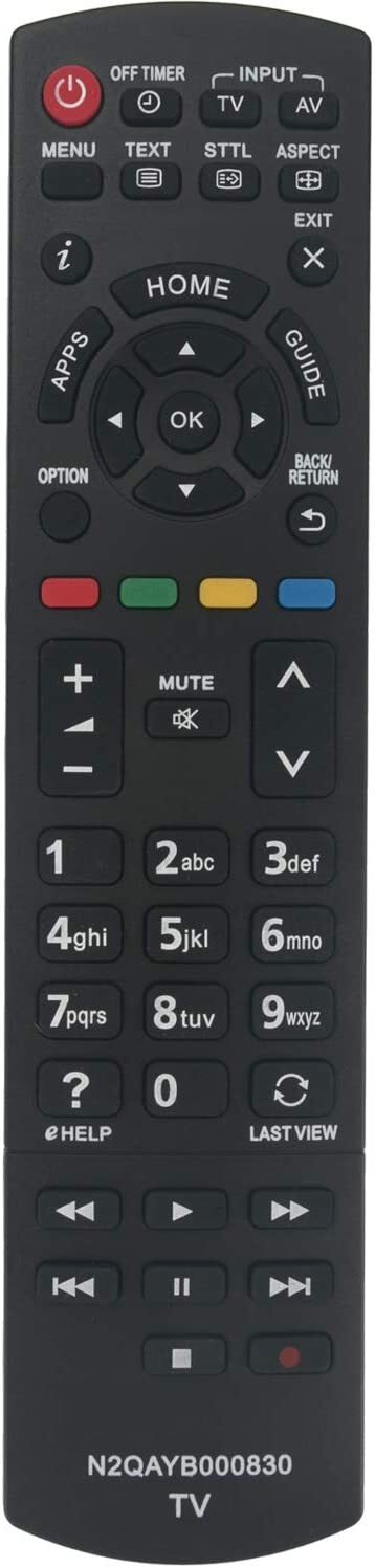 Ersatz Tv Fernbedienung Für Panasonic Tx-55exw584 Fernseher