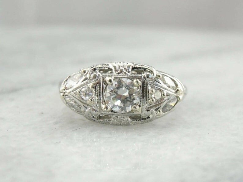 Elegant Diamond Engagement Ring for Weddings Anniversaries and Mothers Day-image
