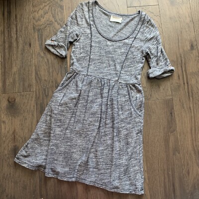 anthropologie grey sweater dress Anthropologie Off-Shoulder Sweater Dress - Grey