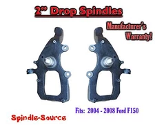 2" Drop Lowering Spindles Knuckles FOR 2004 - 2008 Ford F-150 2WD