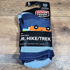Darn Tough Junior's Van Wild Micro Crew Lightweight with Cushion Socks Medium