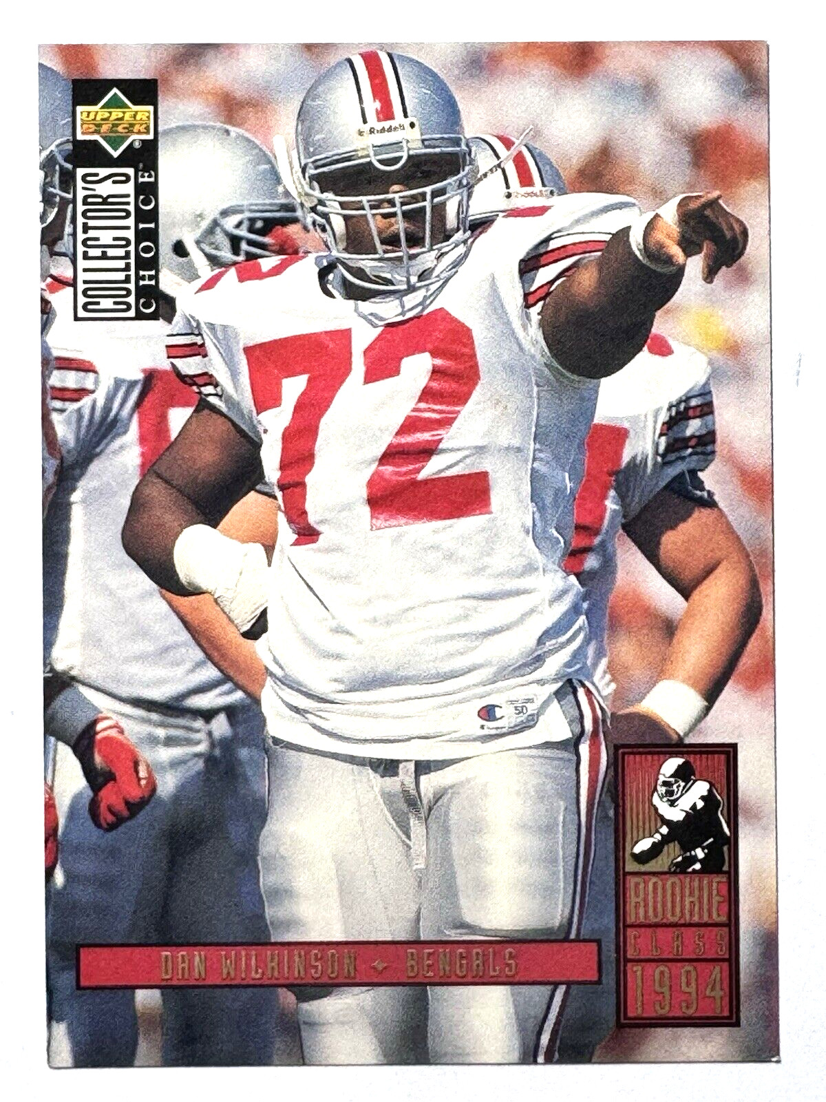 ROOKIE CARD DAN WILKINSON Bengals 1994 Upper Deck Collector's Choice Card #5