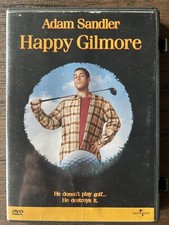 Happy Gilmore Used Tested DVD Adam Sandler Bob Barker Madison Weathers Shooter
