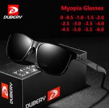 Men Women Square Myopia Nearsighted Glasses Sports Outdoor Polarized Sunglasses