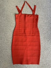 Guess by Marciano Bandage Mini Dress - Orange, size US S, EU 36