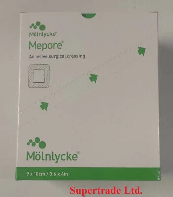 Mepore Dressings Self Adhesive Sterile Cuts Wounds First Aid Plasters 9 X 10 Cm