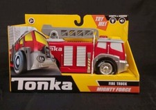 Tonka Mighty Force Fire Truck Red Rescue Vehicles With Real Lights Sounds Ladder