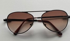 Aviator Brown Sunglasses Bifocal Readers 1.50 New