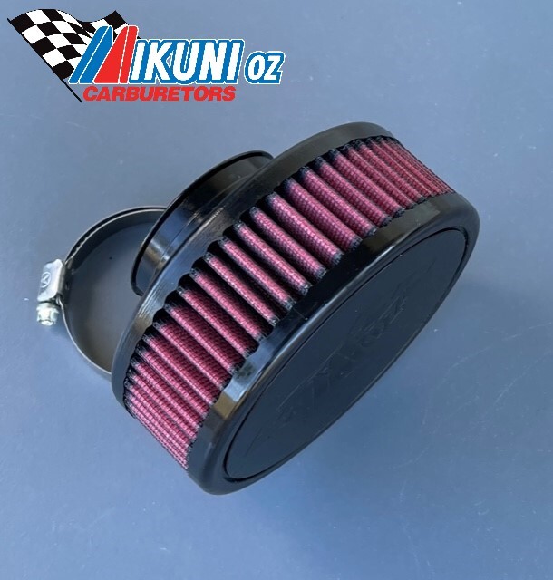 MikuniOz Pancake Air-Cleaner, Suits Mikuni VM/TM 62mm Carb Spigots