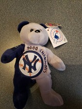 Authentic MLB Team ML Beans World Series 2000 Champs NY Yankees beanie toy