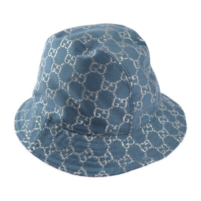 帽子 GUCCI GG Lame Bucket Hat 631951 GUCCI hat 631951 GG lame bucket hat hat SizeM 71% wool, 17% nylon