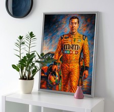 Kyle Busch Painting Poster or Canvas - Kyle B...