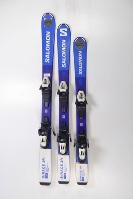 SALOMON S-Race JR Kinder-Ski Längen 100/110/120cm inkl. Bindung! #617