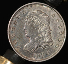 1830 Capped Bust Half Dime ANACS EF 45 Extremely Fine Silver 5c Coin Cert 808611
