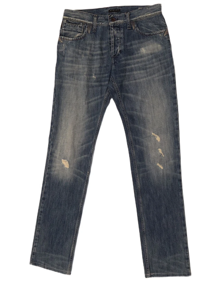 Sisley Jeans Darwin Slim Cropped - Denim Stretch 902, Taglia 36 Uomo
