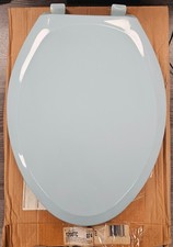 Vintage Bemis 1200TC-074 Elongated Classic Colors Blue Toilet Seat NEW OLD STOCK