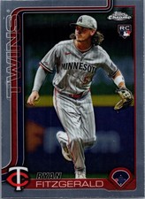 2025 Topps Chrome Update Series - Ryan Fitzgerald (RC) #USC8 - Twins