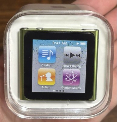 Apple iPod Nano 6th Generation Green 16GB A1366 MP3 Player - BRAND